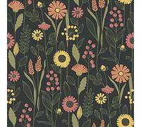 NuWallpaper Jane NUS4044 Papier peint autocollant Anthracite