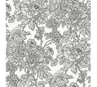 NuWallpaper NUS3544 Sudbury Papier peint autocollant Noir