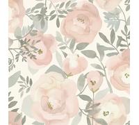 NuWallpaper NUS3829 2020 Peachy KEEN Rose, Rose