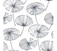 NuWallpaper Papier peint autocollant Aya NU2683 - Bleu marine