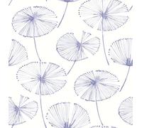 NuWallpaper Papier peint autocollant Pervenche Aya Fleur