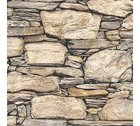 NuWallpaper Papier Peint Peel & Stick Vinyle Marron