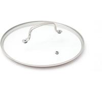 Nuwave 1.5QT Vented Tempered Glass Lid for Saucepan, Oven Safe up to 350F, Dishwasher Safe, Shatter-Resistant, Easy to Clean, Stainless-Steel Handle and Rim, Verre Transparent