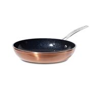 Nuwave Poêle à frire en céramique Blue Duralon 24CM, sans PFAS, lavable au lave-vaisselle, au four et à l’induction, résistante aux rayures, diamant infusé et poignées résistantes à la chaleur