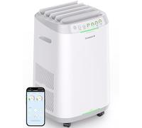 Nuwave Purificateur d'Air OxyPure ZERO Smart, Grande Surface jusqu'à 186 m², Filtration 4 Étapes, Ventilation Réglable 30°, 60°, 90°, Filtres Lavables, Blanc Cassé