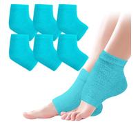 Nuwelo Hydra Lot de 3 paires de chaussettes hydratantes en gel pour pieds secs et craquelés avec de l'aloe vera et de la vitamine E