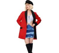 NUWIND Pretty Vivian Women Costume Sexy Honey Personnage de film Coupe Top Mini jupe Ensemble Rouge Halloween Uniforme Cosplay (Rouge, M)