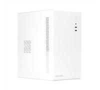 Nuwo Eguera A103 Boîtier Compact MicroATX pour Ordinateur de Bureau Mini Tour 0,6 mm SPCC, USB 3.0, sans Alimentation, Blanc