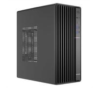Nuwo Quartz QK300 Boîtier PC Compact Micro ATX sans Alimentation - Compatible MicroATX et Mini-ITX - Refroidissement Front Network - USB 3.0 et Type-C - Noir