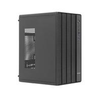 Nuwo Quartz QK400 Boîtier PC Office Micro-ATX sans bloc d'alimentation | Panneau avant en maille pour un flux d'air optimal | USB 3.0 et Type-C | Design compact et silencieux pour bureau et maison |