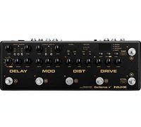 NUX Cerberus Pédale d'effet multifonction pour guitare avec routage intérieur Chargeur infrarouge Analogique Overdrive Distortion Digital Delay Modulation Effets