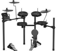 NU-X | DM-110 Kit de batterie numérique compact avec têtes en maille et interface audio USB Bluetooth pour l'édition profonde, pads double zone et grosse caisse, idéal pour tous les niveaux