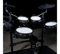 Nux DM-7X Digital Drum Kit, batterie numérique (technologie de double déclenchement, fonction coach, Bluetooth, aux-in, bibliothèque de sons avec 18 kits utilisateur, fonction d'enregistrement), noir