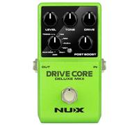 NUX | Drive Core Deluxe MKII Pédale Overdrive - 8 modes analogiques True Bypass, Post Boost, Stompbox compact - Pour guitare électrique, ampli à tube, boucle FX, pédalier, Boss, JHS, entraînement