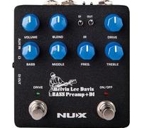 Nux NBP-5 MLD Bass Preamp, Préamplificateur de basse (boîte de direct avec simulation de cabinet IR, simulation de haut-parleur IR, entrée auxiliaire, sortie DI XLR, 8 presets IR, USB), Noir