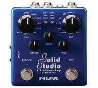 nu-X New Effects Simulateur de haut-parleur NSS-5 Solid Studio – 8 micros, 3 amplis, IR, USB, Bleu