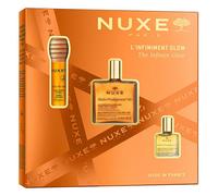 Nuxe Huile-Prodigieuse Huile-ProdigieuseL'ensemble Infinite Glow Huile Prodigieuse Or 50 ml- Huile Prodigieuse 10 ml- Rêve de Miel Soin des Lèvres au Miel 10 ml 1 Stk.