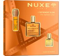 Nuxe Huile-Prodigieuse Huile-ProdigieuseL'ensemble Infinite Glow Huile Prodigieuse Or 50 ml- Huile Prodigieuse 10 ml- Rêve de Miel Soin des Lèvres au Miel 10 ml 1 Stk.