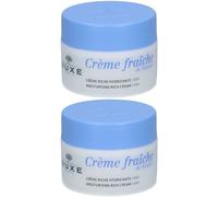Nuxe Crème Fraîche de Beauté Riche Hydratante 48h Peau Sèche 2x50 ml