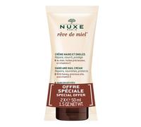 Nuxe - Crème Mains Rêve de Miel - Lot de 2 x 50 ml - Hydratation et Nourriture Intense