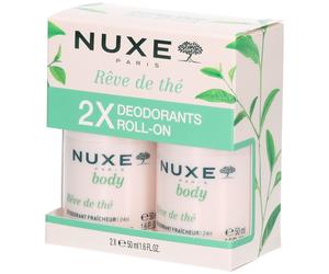 NUXE Duo Déodorant Fraîcheur 24h, Rêve de thé 2x50 ml