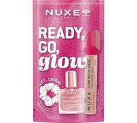 Nuxe Glow On The Go Soin Lèvres Very Rose + Huile Or Florale 10ml + Chouchou
