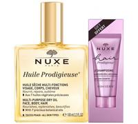 Nuxe Huile Prodigieuse 100 ml + Shampooing Hair Prodigieux 30 ml OFFERT - Soins hydratants et nourrissants - Pharmacie en ligne LaSante.net