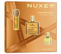 Nuxe Huile-Prodigieuse Huile-ProdigieuseL'ensemble Infinite Glow Huile Prodigieuse Or 50 ml- Huile Prodigieuse 10 ml- Rêve de Miel Soin des Lèvres au Miel 10 ml 1 Stk.