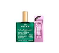 NUXE Huile sèche Prodigieuse Néroli Bio 100 ml + Shampooing Brillance Miroir 30 ml offert