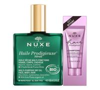 Nuxe Huile Prodigieuse Néroli Bio 100 ml + Hair Prodigieux Le Shampoing Brillance Miroir 30 ml Offert