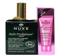 Nuxe - HUILE PRODIGIEUSE NEROLI - Huile Sèche Multi-Fonctions 100ml + Shampooing Brillance Miroir 30ml Offert