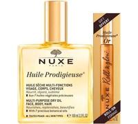 NUXE HUILE PRODIGIUSE HUILE SECHE 100ML + Roll & Glow 8ml