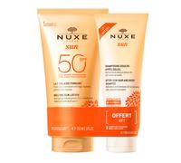 NUXE Lignes de bain Nuxe Sun Lait Spf50 + After Sun Crème solaire visage et corps + gel après-soleil