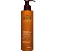 Nuxe Soin-du-visage Reve-de-MielGel nettoyant et démaquillant pour le visage Pour les peaux sèches et sensibles 200 ml