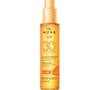 Nuxe Sun Huile bronzante Visage et Corps SPF30 Protection Cellulaire Anti-Age, Bronzage Sublime 150 ml