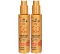 NUXE Spray Solaire Délicieux Haute Protection SPF30 visage et corps 2x150 ml