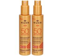 NUXE Spray Solaire Délicieux Haute Protection SPF50 visage et corps 2x150 ml