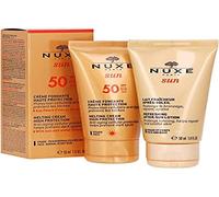 Duo Crème Fondante Haute Protection SPF50 50ml + Lait Fraîcheur Après-Soleil 50ml offert