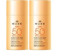 Nuxe Sun Fluide Solaire Léger SPF50 Gel Protection 2x50 ml