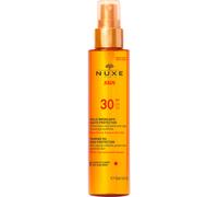 Nuxe Sun Huile bronzante Visage et Corps SPF30 Protection Cellulaire Anti-Age, Bronzage Sublime 150 ml
