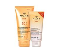Nuxe Sun Lait Délicieux Haute Protection Visage et Corps SPF30 150 ml + Shampoing Douche Après-Soleil Corps et Cheveux 100 ml Offert