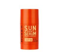 Nuxe Sun Stick Sérum SPF50 25 g, bâton de crème solaire invisible pour le visage pour une protection quotidienne, avec extraits de riz et de romarin, résistant à l'eau, anti-taches brunes et