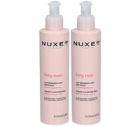 Nuxe Very Rose Lait Démaquillant Onctueux Crème 2x200 ml