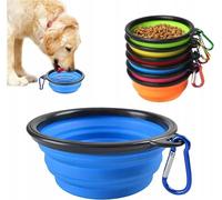 Nuxie® Bol En Silicone Pour Chien Chat Mousqueton De Voyage Pliable Xl 1000Ml