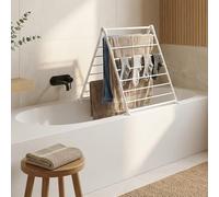 NUXIO MALO Étendoir à linge pour baignoire 70 x 79 cm