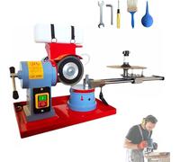 Nuxyyds Affûteuse De Lames De Scie Circulaire 550 W, Affûteuse Multifonction pour Pointes Carbure, Polisseuse à Sec/Humide à Injection d'eau pour Le Travail du Bois