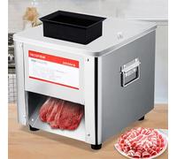 Nuxyyds Coupe-Viande électrique 850w Trancheuse à Viande Commerciale Machine De Découpe 130Kg/H Machine à Viande Déchiquetée pour Poulet, Poisson, Bœuf, Bandes De Viande, Cubes De Viande 13MM