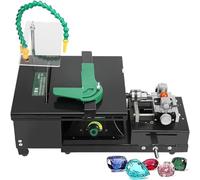 Nuxyyds Polissage De Bijoux 1950w, Meuleuse D'établi De Polisseur De Pierres Précieuses, Scie De Table Miniature 800-12000 TR/Min Scie à Bijoux pour Jade, Métal, Sculpture sur Bois