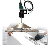 Nuxyyds Raboteuse-Découpeuse pour Mousse Isolante 1800 W, Scie à Aplanir pour Mousse Projetée 19,68''/27,5'', Vitesse De 14,5 M/S, Outil De Retrait pour Polyuréthane à Cellules OpenCell-70cm