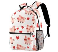 NUYFVG Sac à dos motif cœurs et chiens pour enfants, sac à dos pour enfants, sac d'école, sac à livres pour adolescents, primaire junior, Comme indiqué sur la photo, taille unique